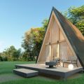 Модульный треугольный дом