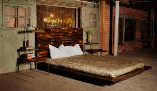 Кровати в стиле лофт из металла