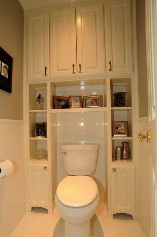 Шкафы в ванную комнату из гипсокартона фото