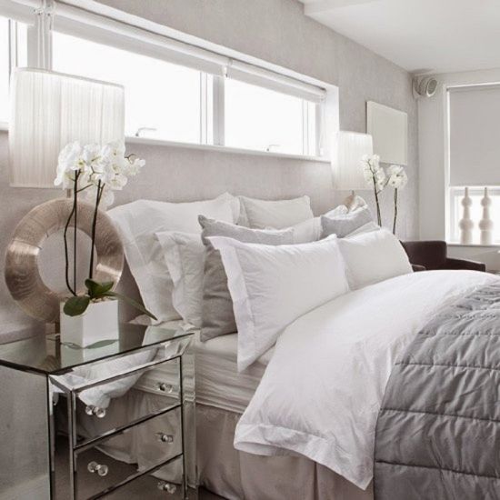 Дизайн спальни в белых тонах