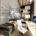 Дизайн маленькой комнаты для парня