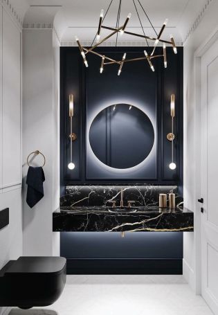 Туалетная комната дизайн