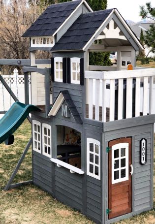 Двухэтажный домик для детей
