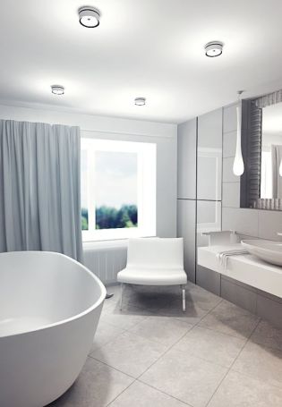 Дизайн ванной комнаты в серых тонах