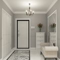 Серый коридор дизайн