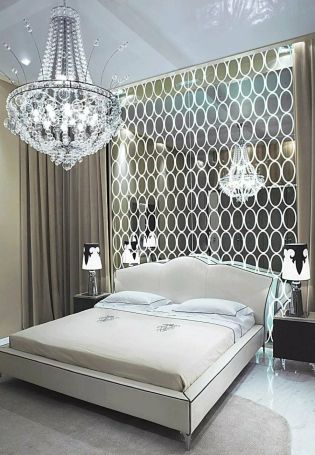 Дизайн спальни с зеркалами