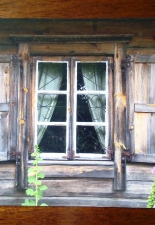 Пластиковые окна в деревенском доме