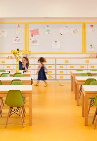Учебная зона в детском саду