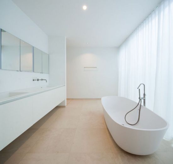 Дизайн ванной комнаты в стиле минимализм