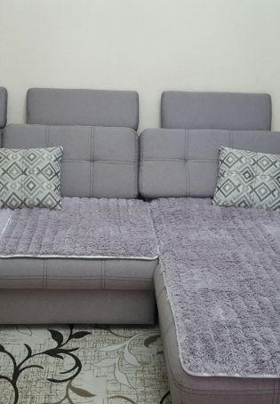 Дивандеки на угловой диван с оттоманкой
