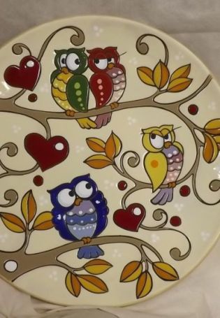 Керамическая тарелка для росписи