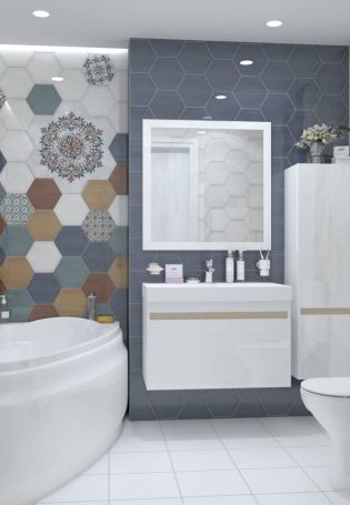 Сиена керама марацци в интерьере ванной комнаты