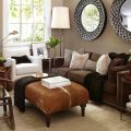 Классическая коричневая мебель в интерьере