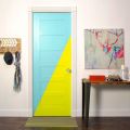 Двухсторонняя дверь межкомнатная разных цветов