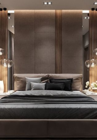 Стильные спальни дизайн интерьера