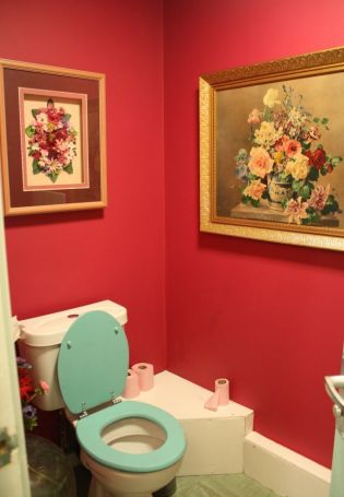 Туалет дизайн под покраску с коробом
