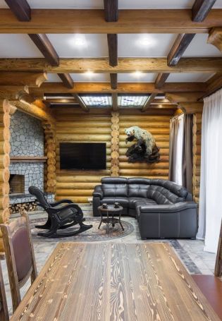Мебель для деревянного дома из бревна
