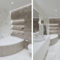 Ванная комната трапециевидной формы