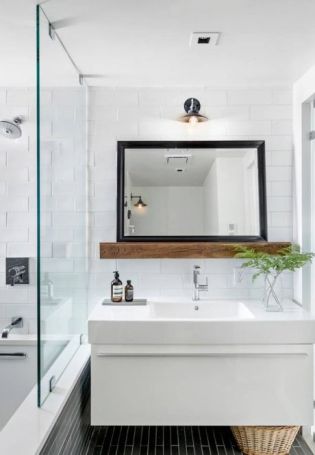 Интерьер современной ванной комнаты фото дизайн маленькой