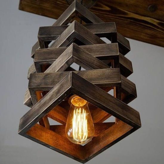 Дизайнерские светильники бра из дерева фото