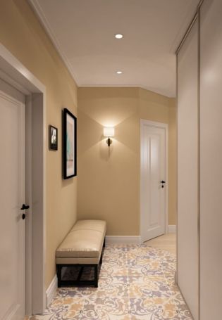 Дизайн г образного коридора в квартире