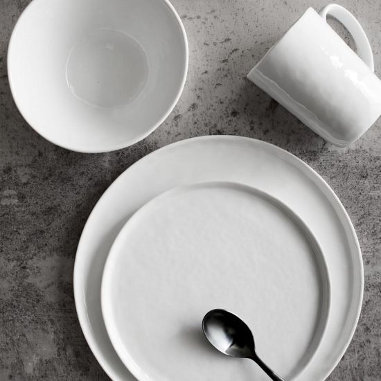 Белый посуда