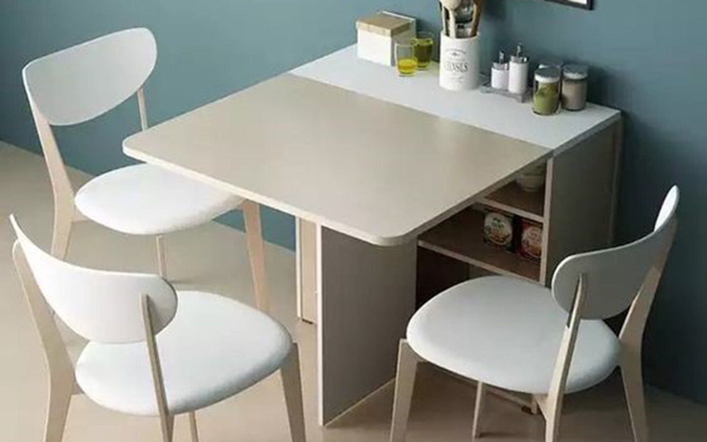 стол кухонный для маленькой кухни раскладной 60х60