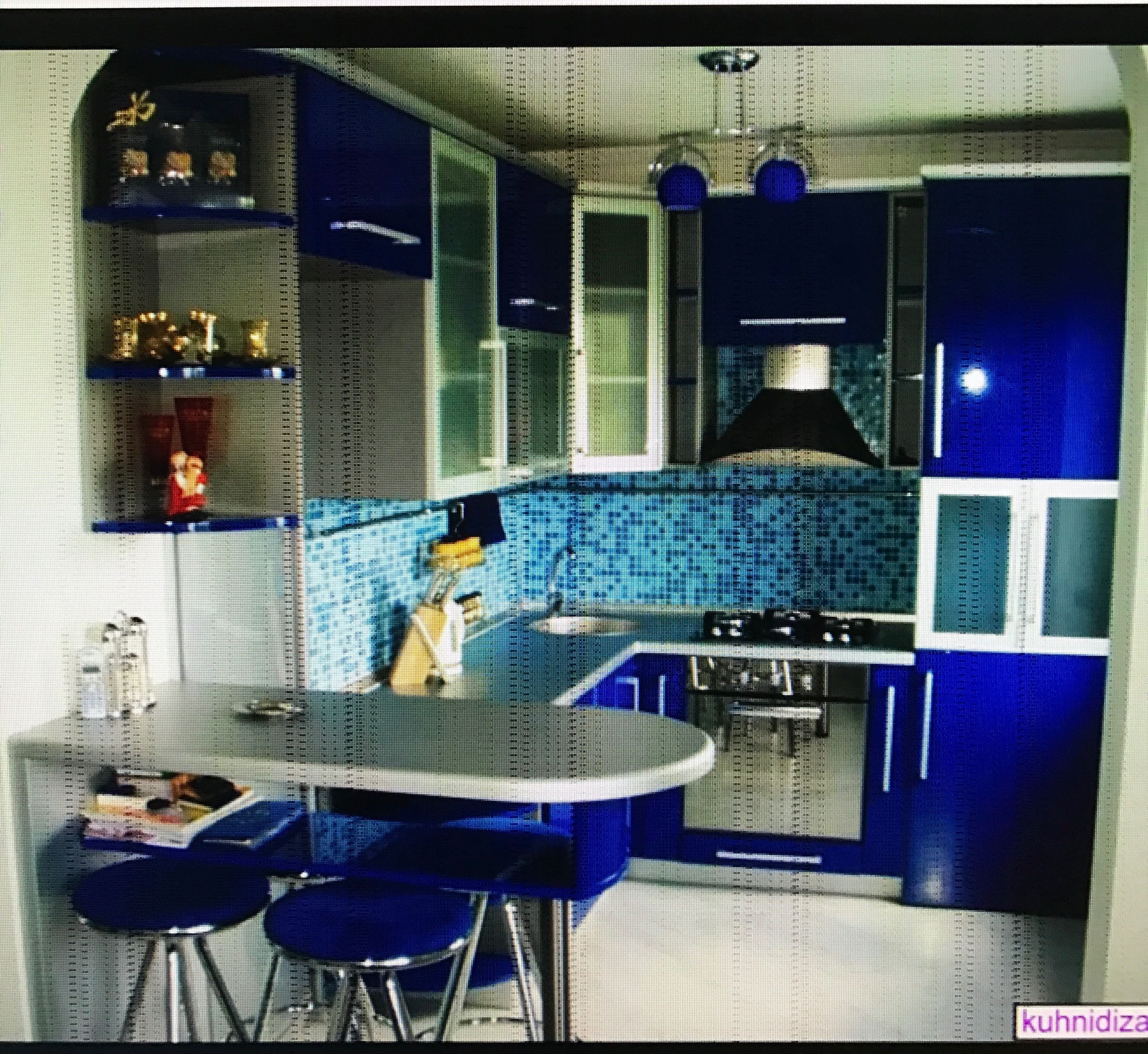 Качественный ремонт кухни. Синие кухни. Синий кухонный гарнитур. Барная стойка для кухни. Кухонный гарнитур синий с барной стойкой.