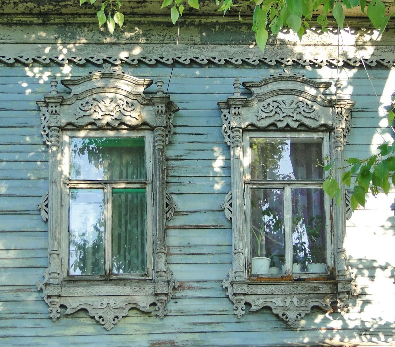 Старые наличники на окна