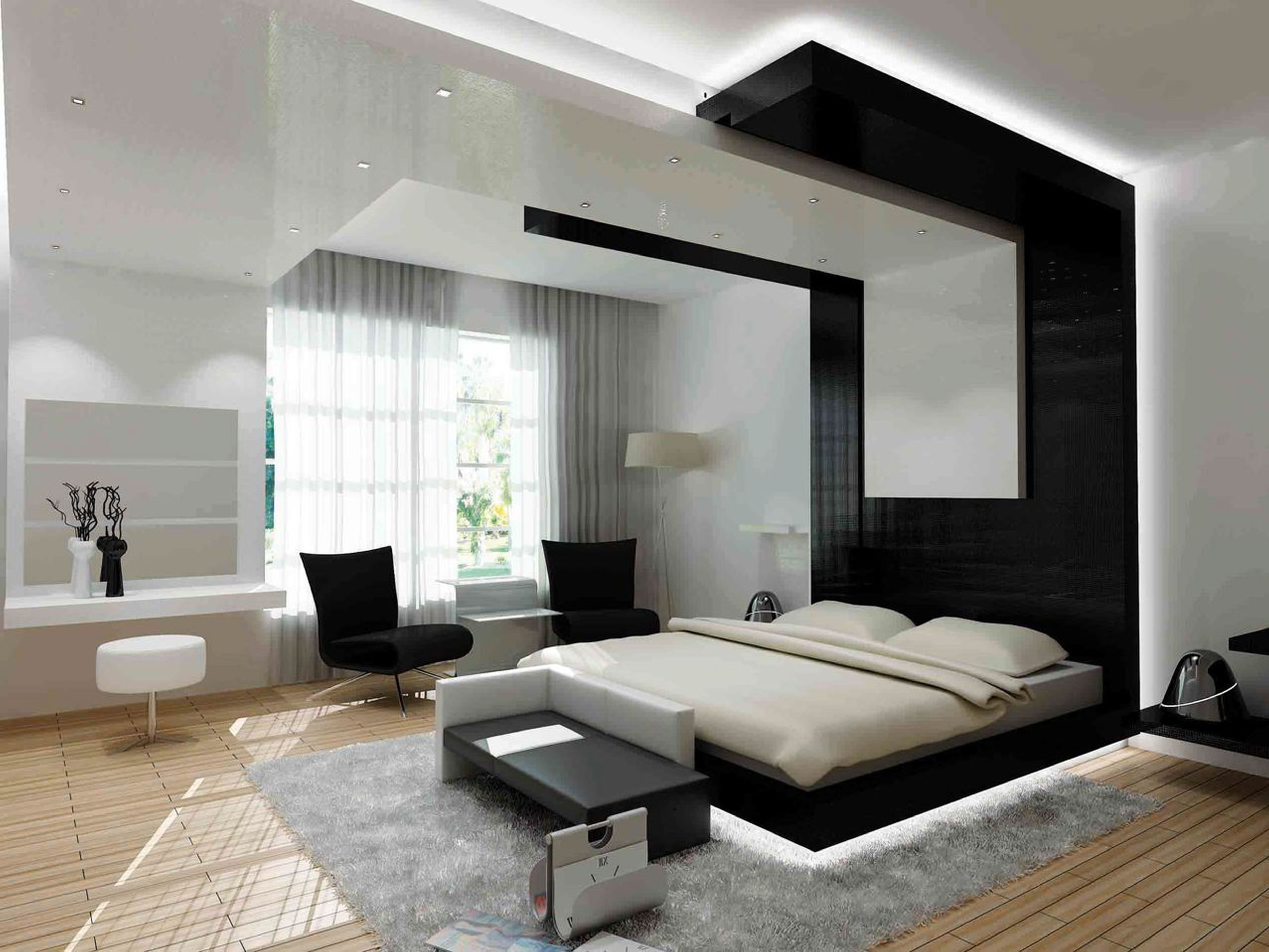 Современный ковид. Спальня в современном стиле. Дизайнерская спальня. Хай тек стиль в интерьере. Стильная современная спальня.