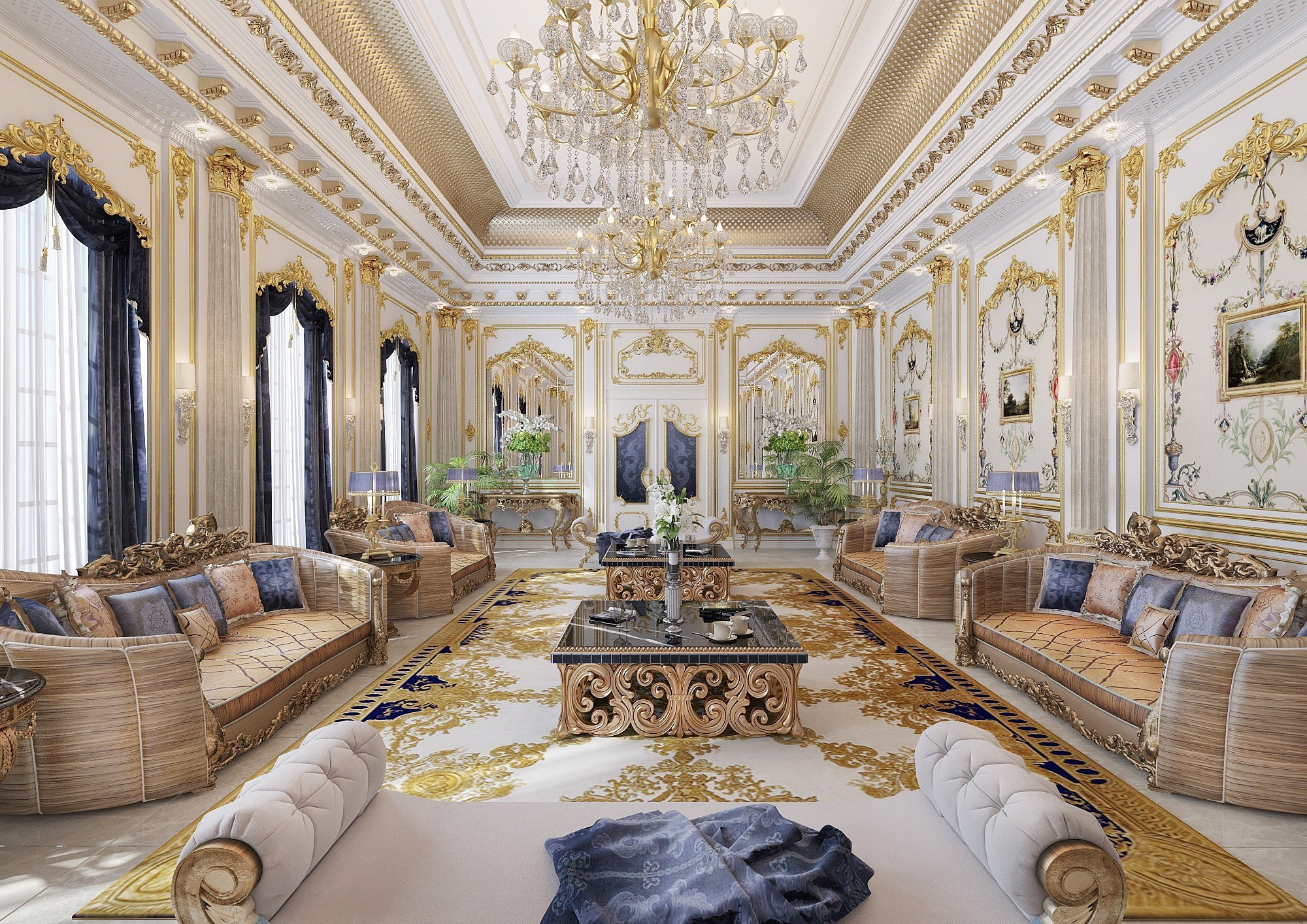 Дорого богато. Резиденция Версаль Рублевка. Ницца особняки роскошь лакшери. Хаус Барокко стиль. Luxury Mansion Interior гостиная.