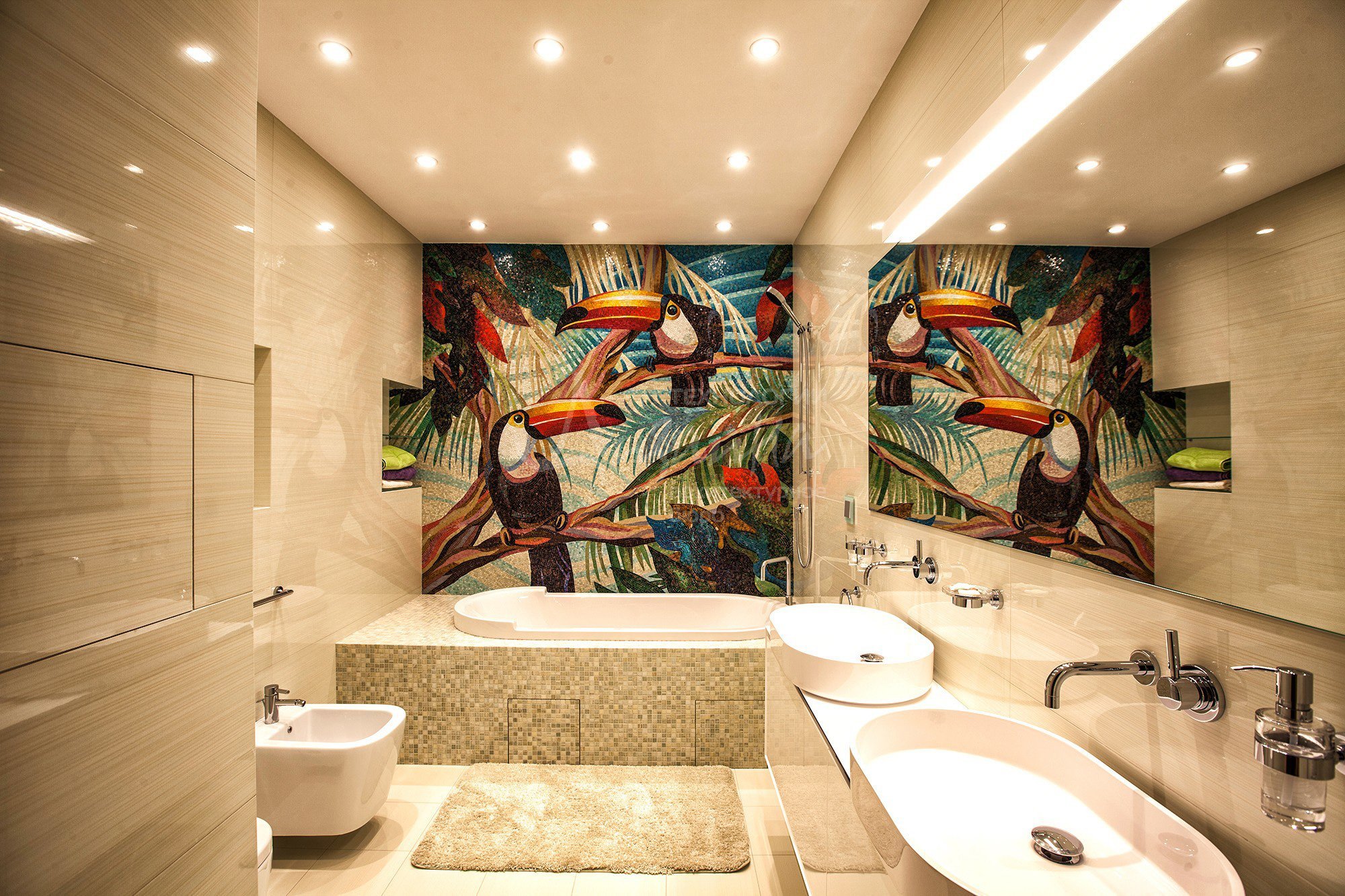 Картина в ванную комнату. Мозаичное панно для ванной. Мозаика в интерьере ванной комнаты. Панно в санузле. Панно на стену в ванную комнату.