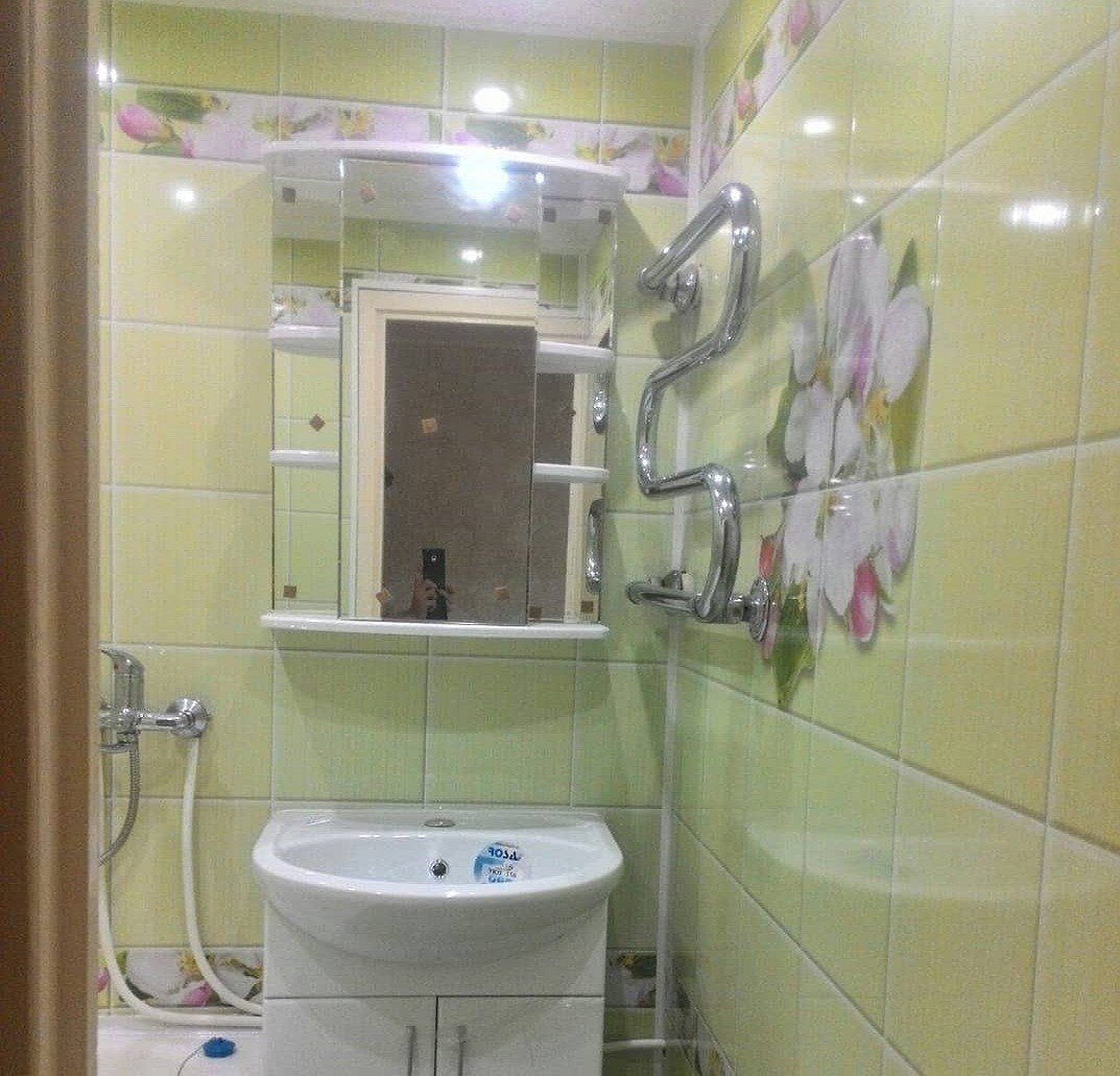 варианты отделки ванной комнаты в панельном доме