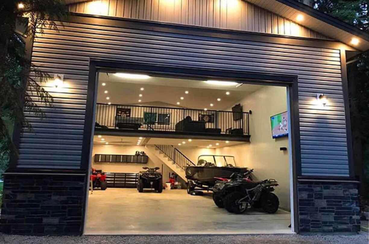 Как сделать красивый гараж