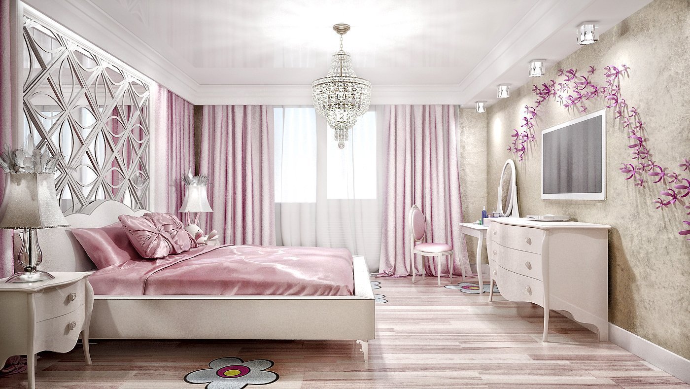Спальня в розовых тонах. Интерьер спальни для девочки. Спальня для девушки. Светлая комната для девочки. Спальня в розовом цвете.