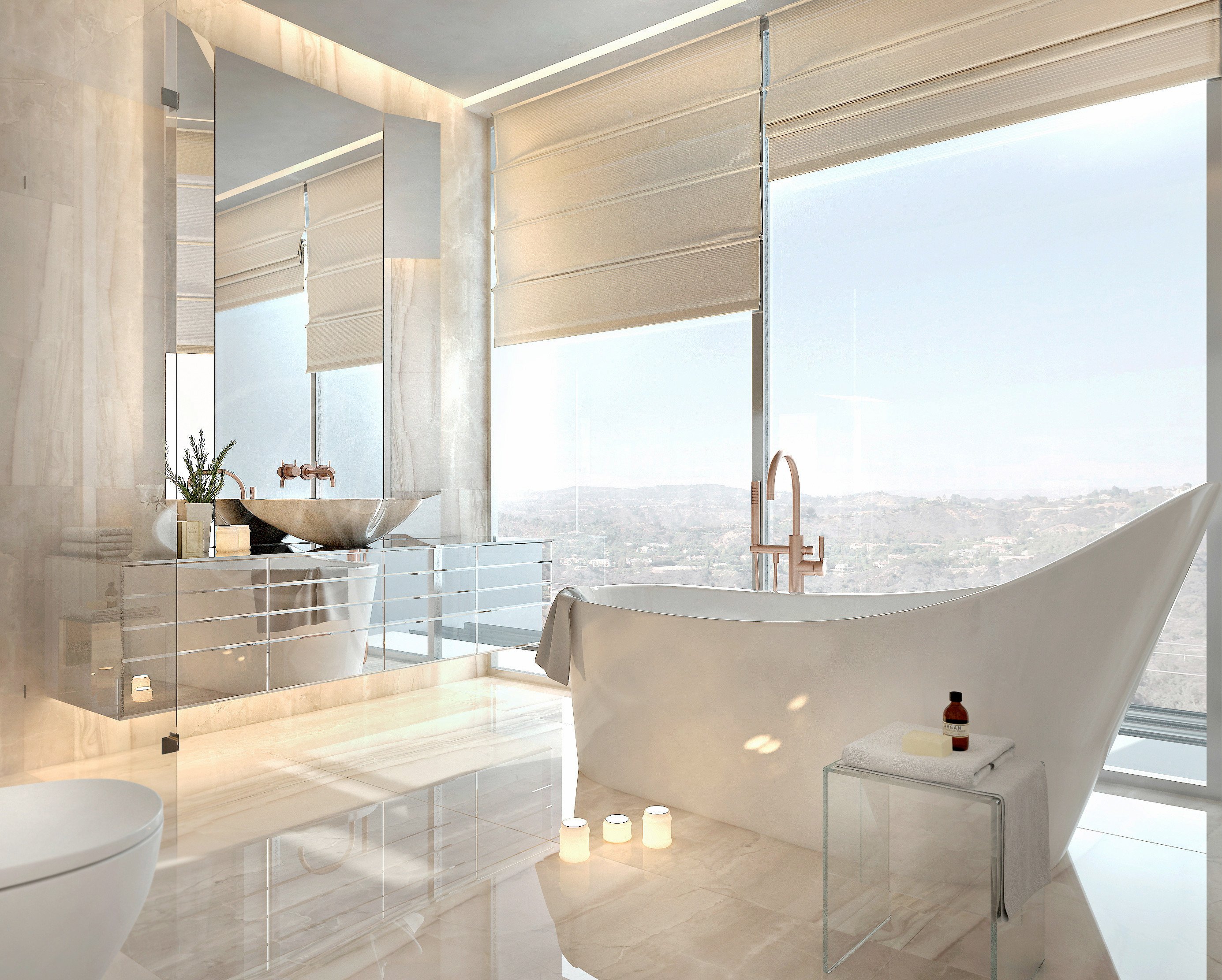 Квартира с большой ванной. Ванная с панорамным окном. Шикарные Ванные комнаты. Красивая ванная комната. Шикарная ванна.