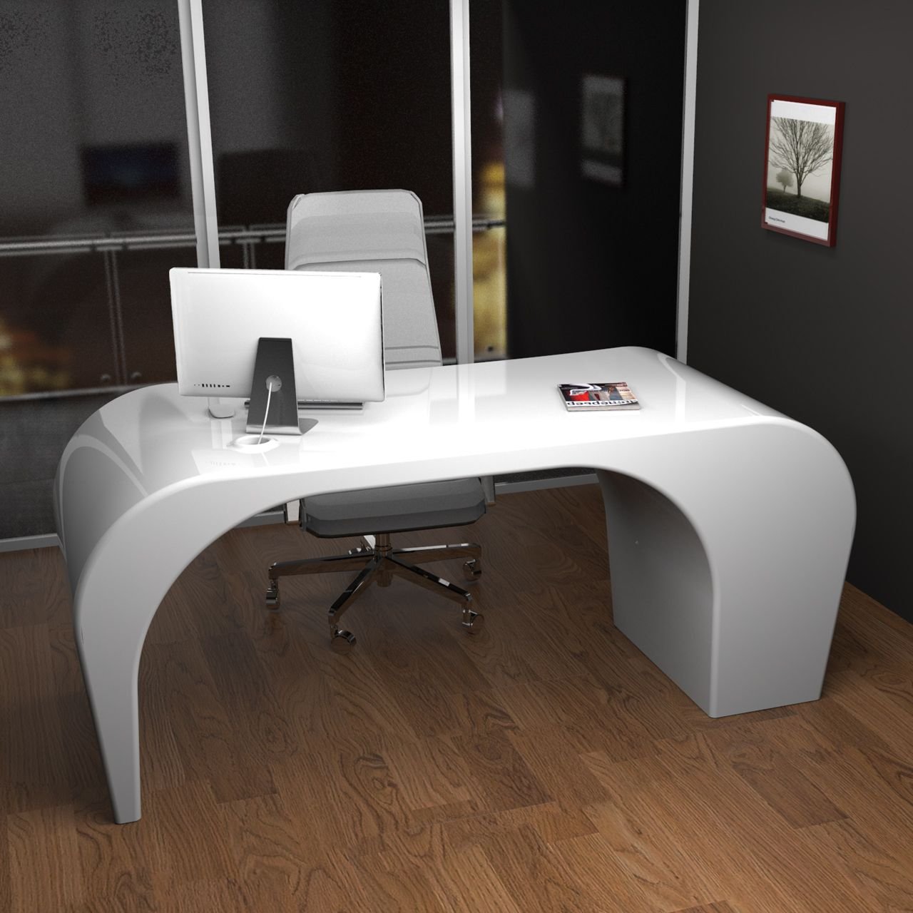 Стол с закругленными краями. Письменный стол с закругленными углами. Стол письменный полукруглый. Современный письменный стол. Изогнутые столы.