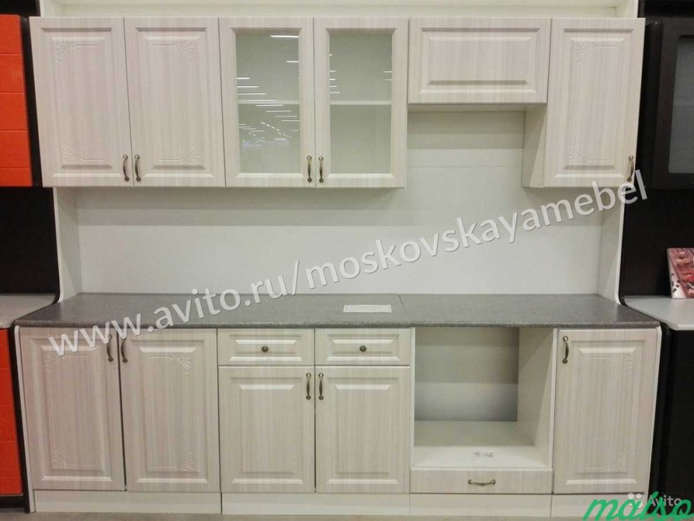 Кухня модульная Виктория Сандал белый