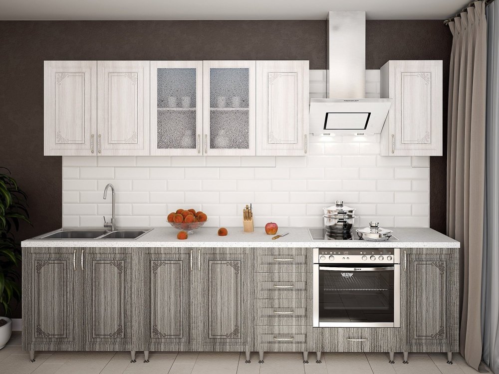 Кухня Юлия Сандал белый