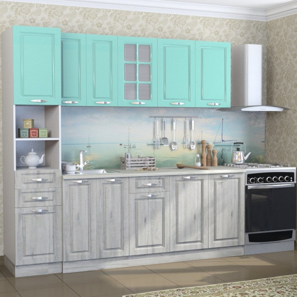 Кухня Юлия Сандал серый