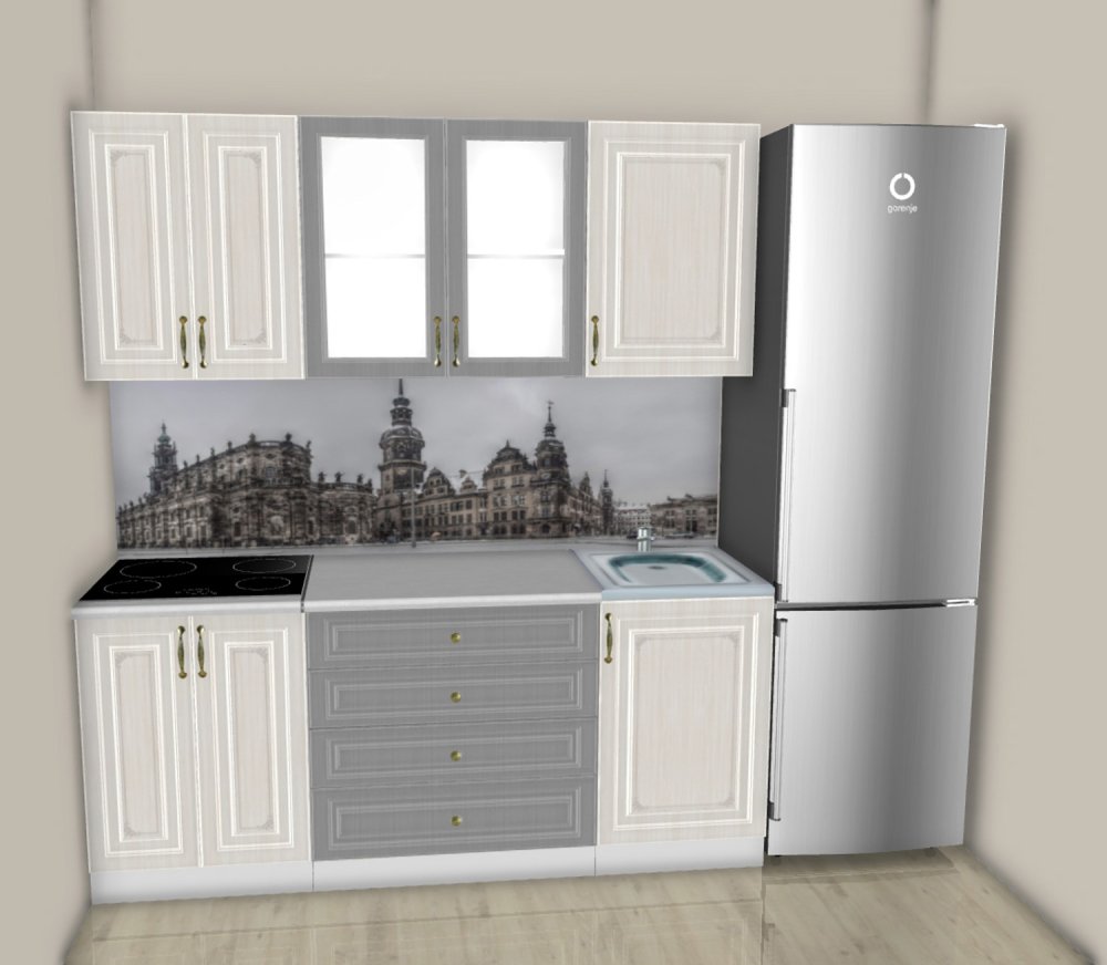 МДФ панель стеновая Kronostar 2.6х0.25 м, 6 шт, b906 ясень Классик