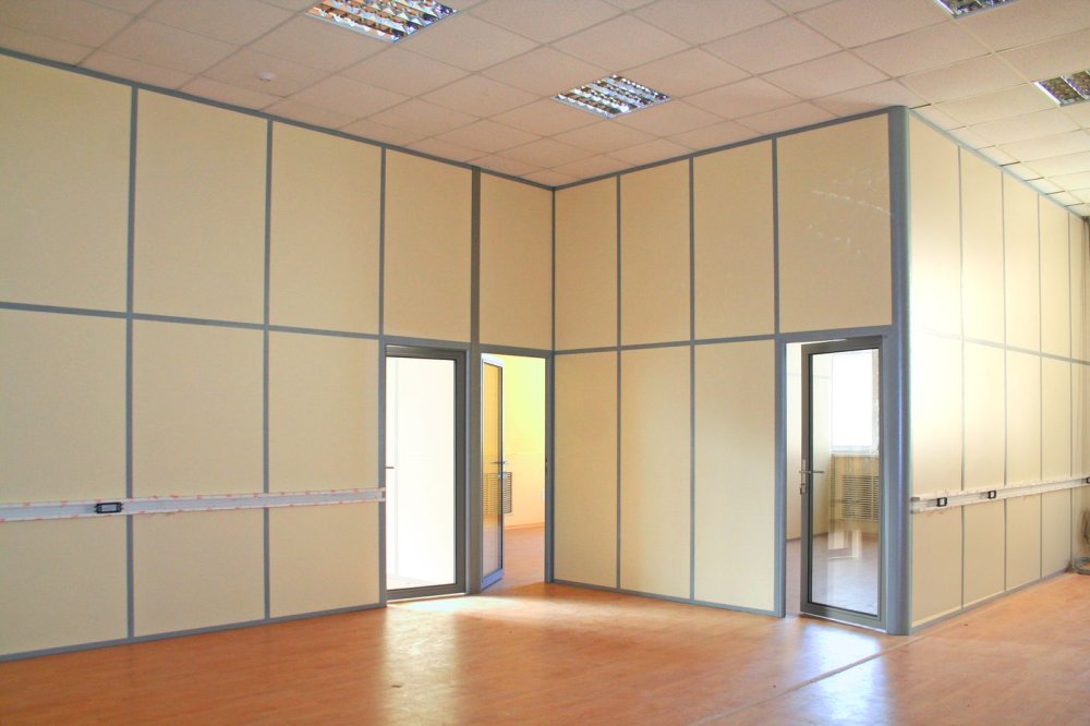 Перегородка офисная RAL 1015