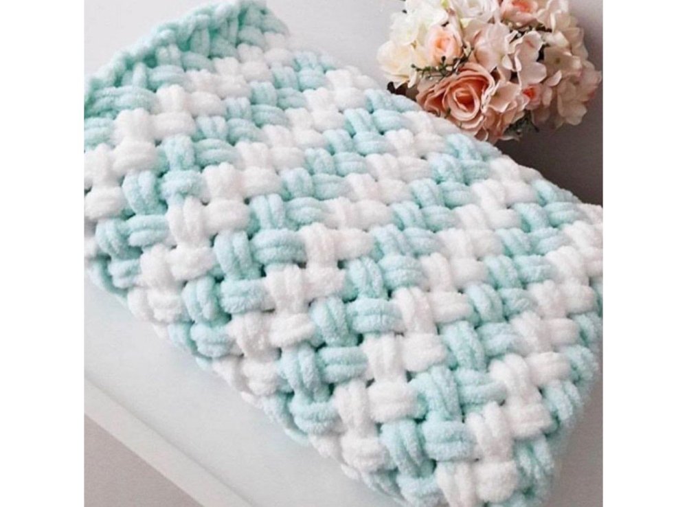 Плед из свитеров