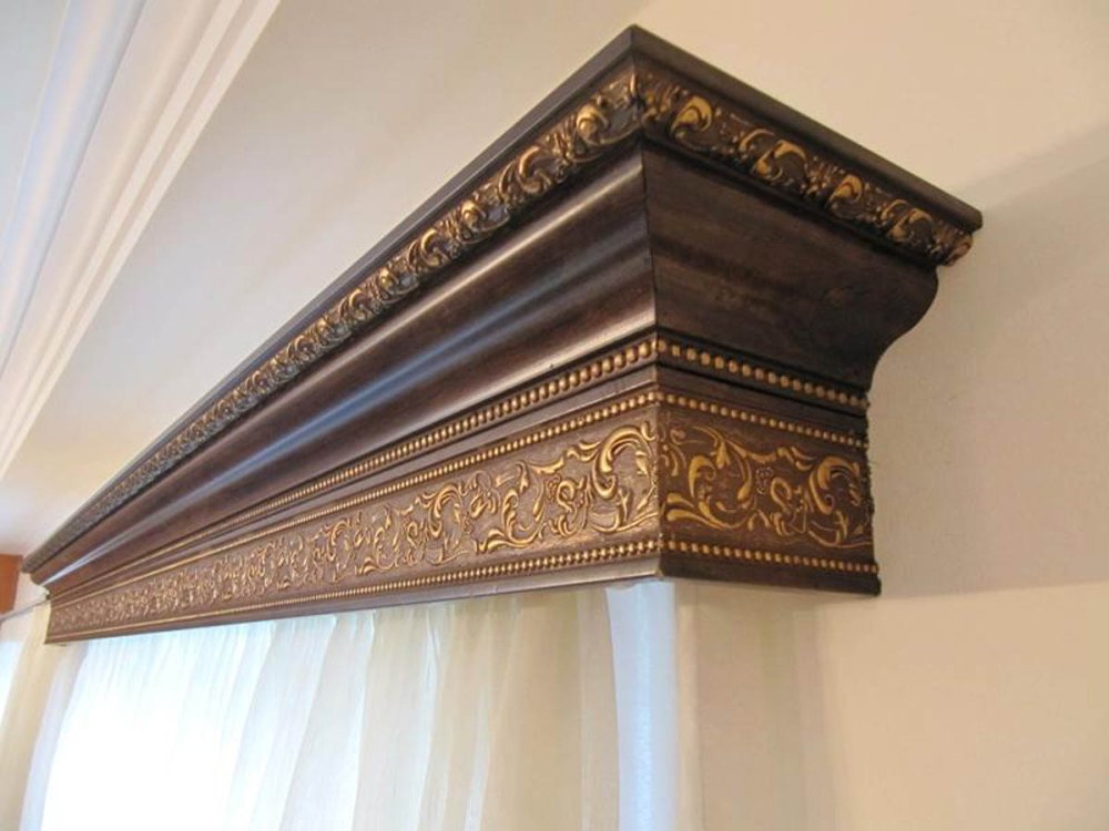 Тюль на потолочной гардине