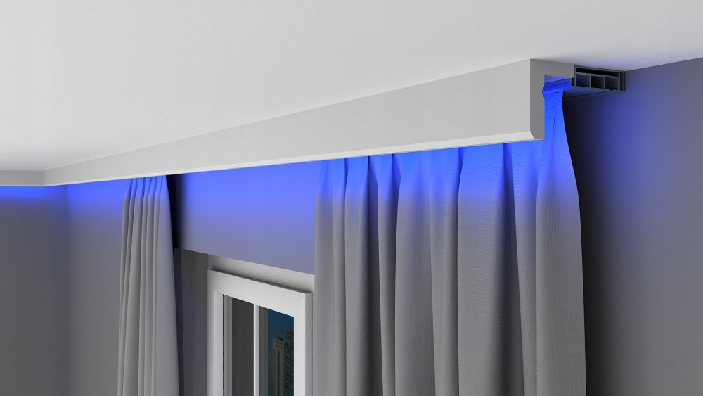 Карнизы для натяжных потолков