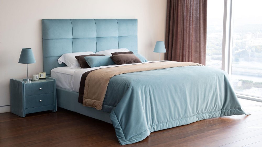 Кровати с мягким изголовьем