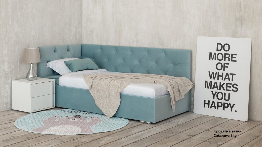 Аскона угловая кровать camilla