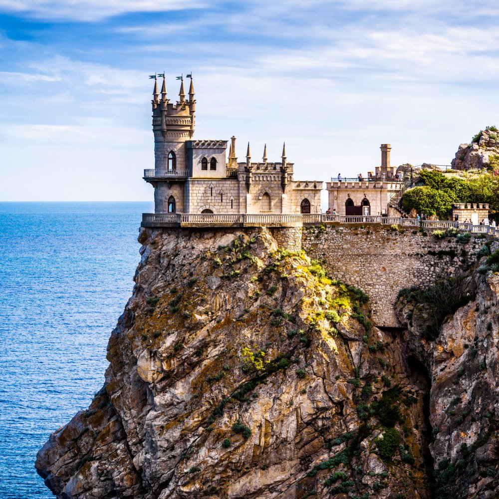 Ласточкино гнездо вид сверху