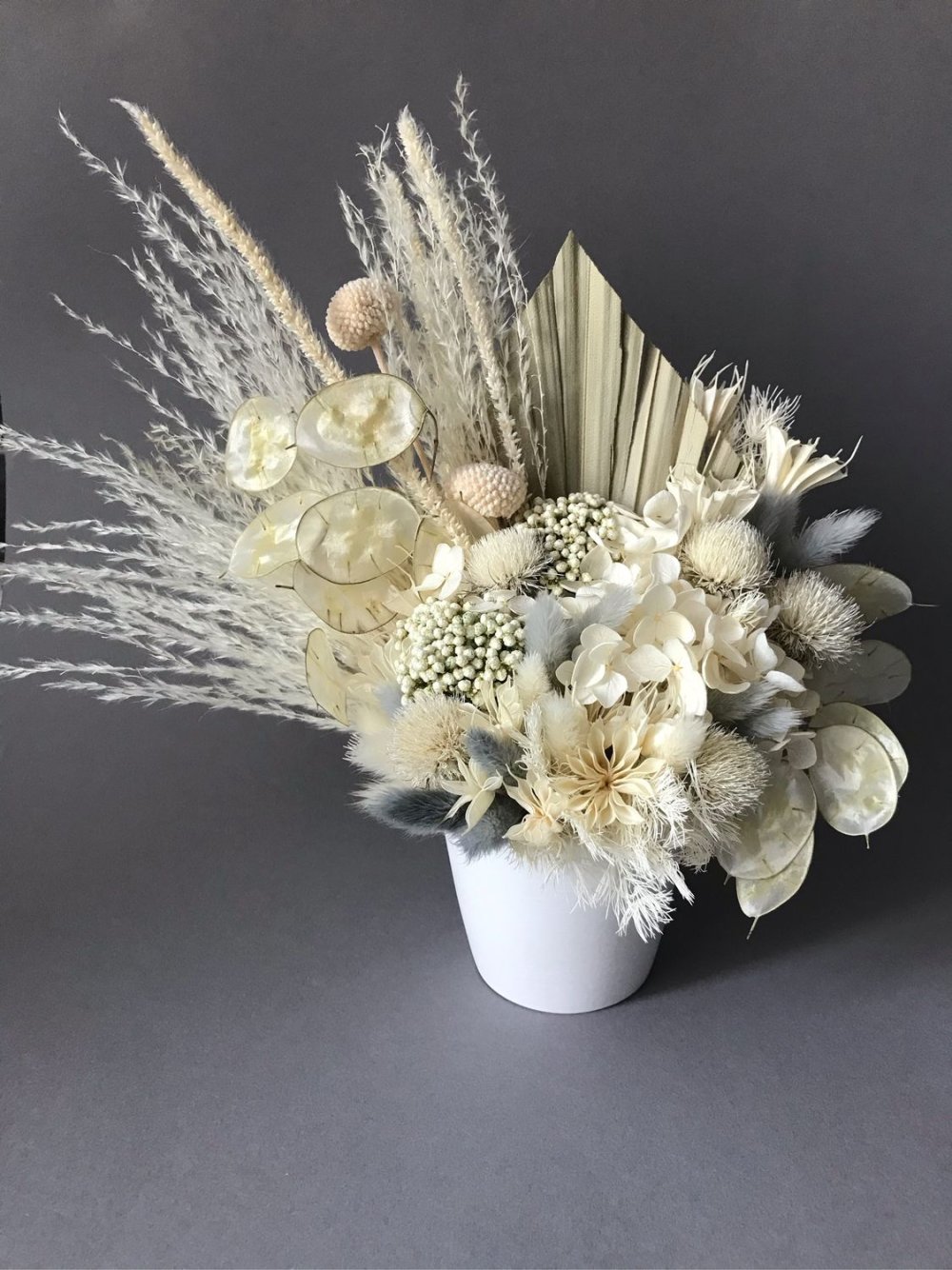 Сухоцветы интерьерные композиции