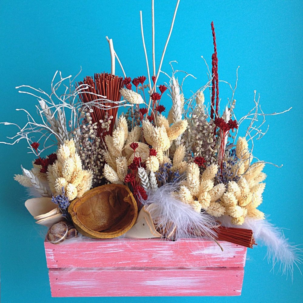 Сухоцветы композиции